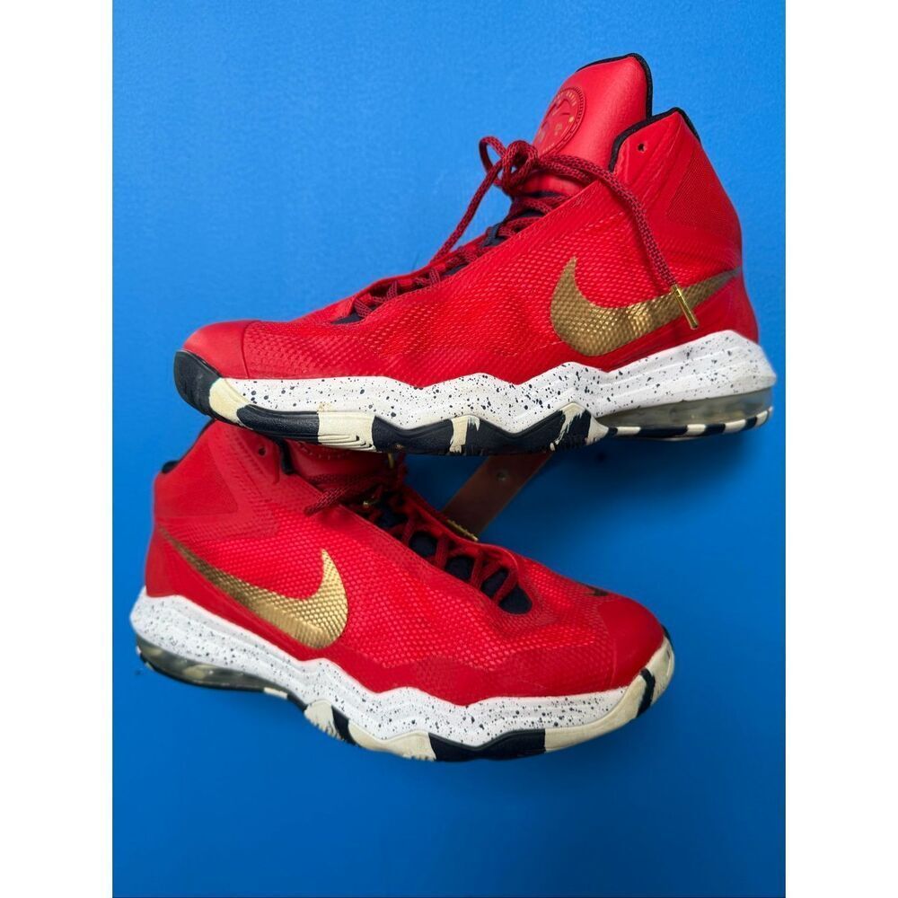 Nike Air Max Audacity PE Anthony Davis Red 828497 674  Size 13 Basketball Shoes